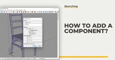 SketchUp - how to add a component? Guide, tutorial