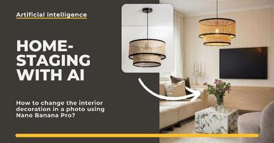Homestaging with AI: how to change the interior design in an existing photo with Nano Banana Pro?