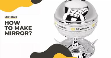 SketchUp - V-Ray - How to Make a Mirror? Guide, Tutorial