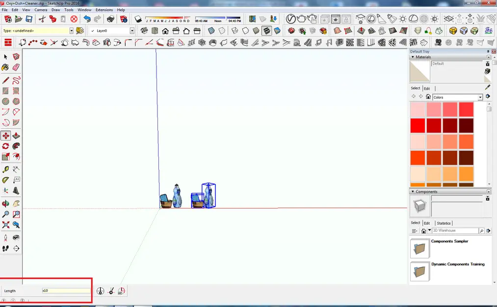 Sketchup - Copiar objetos de varias maneras - Guía, tutorial-01