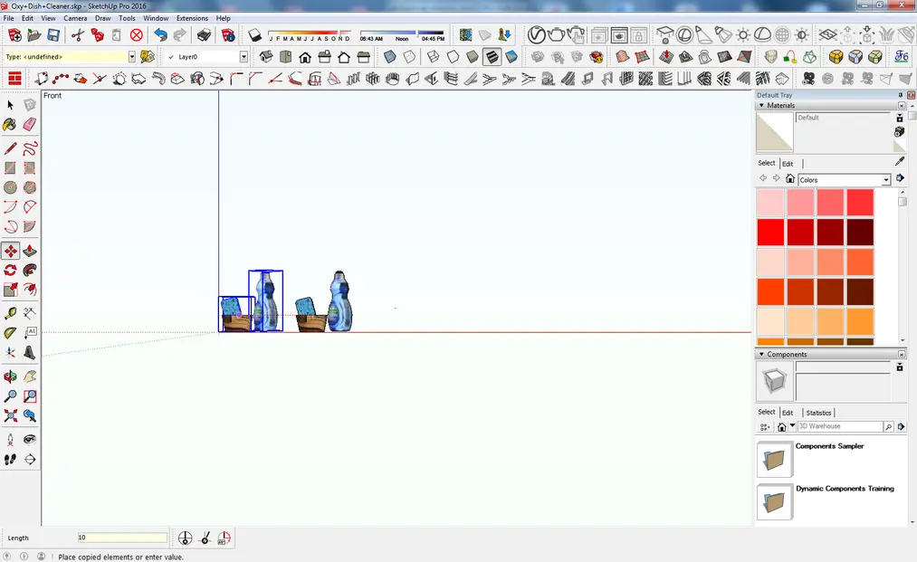 Sketchup - Copiar objetos de varias maneras - Guía, tutorial-03