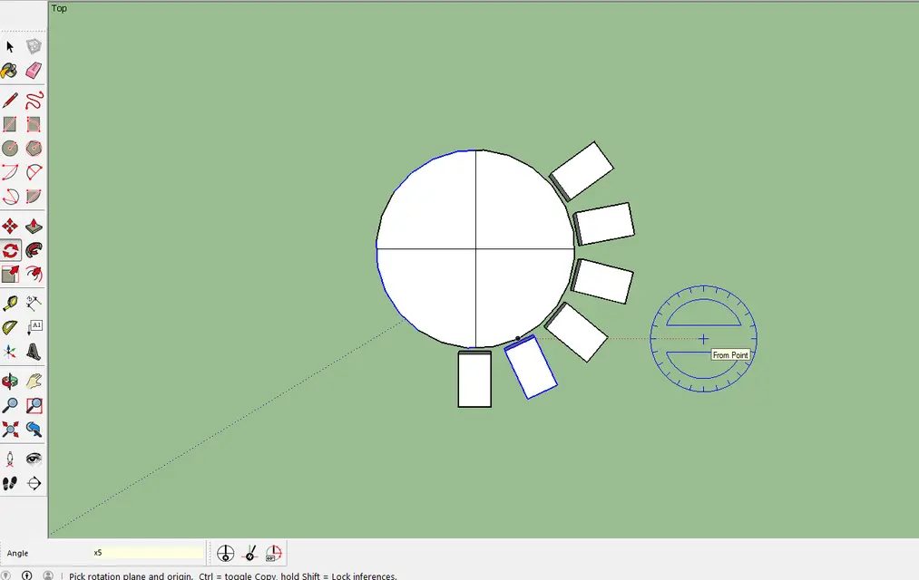 Sketchup - Copiar objetos de varias maneras - Guía, tutorial - 09