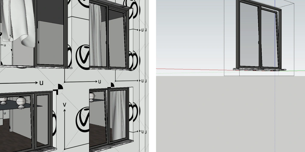 Hiding unnecessary geometry on layers in SketchUp – boosting performance