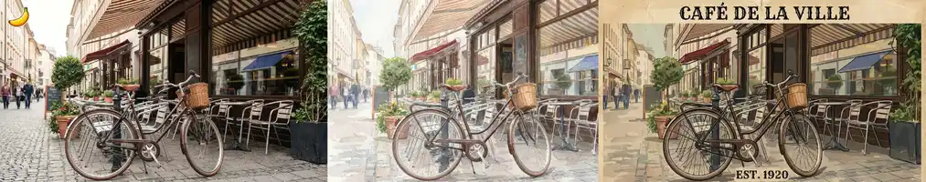 Test 7: different graphic styles – result of Nano Banana Pro (separate images)