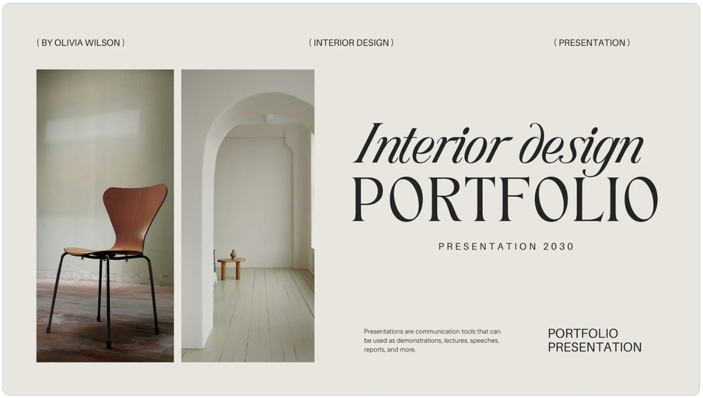 Portfolio del arquitecto y diseñador de interiores: cómo crearlo para atraer clientes - 03