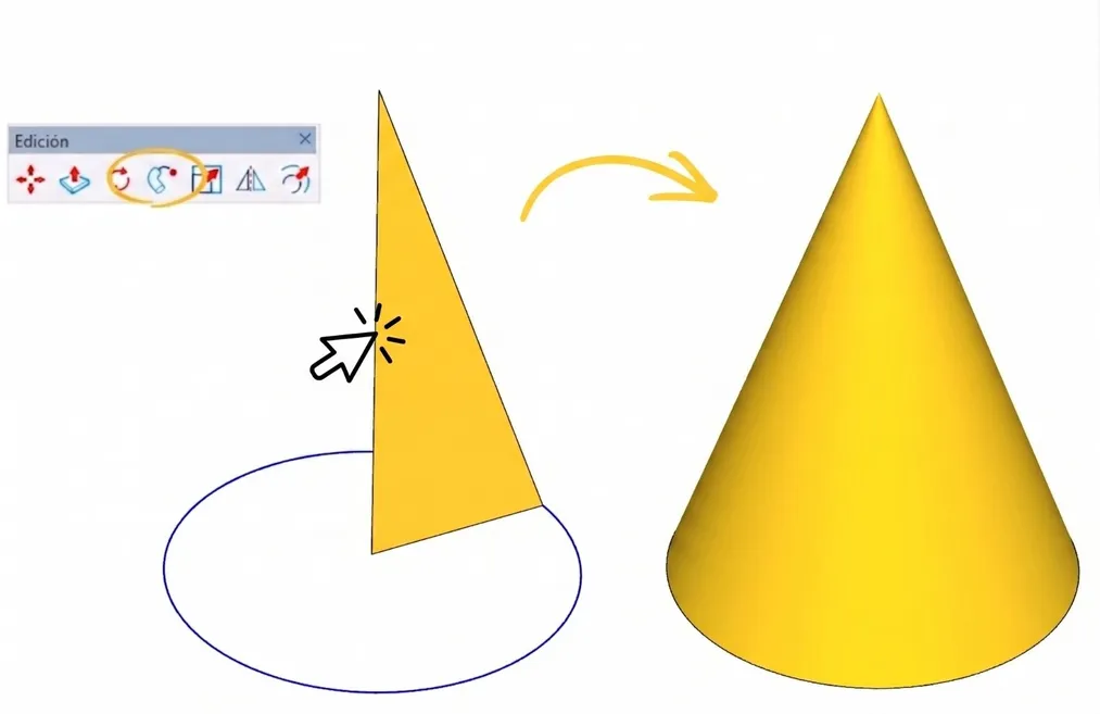 Creación de una moldura con la herramienta Follow Me en SketchUp
