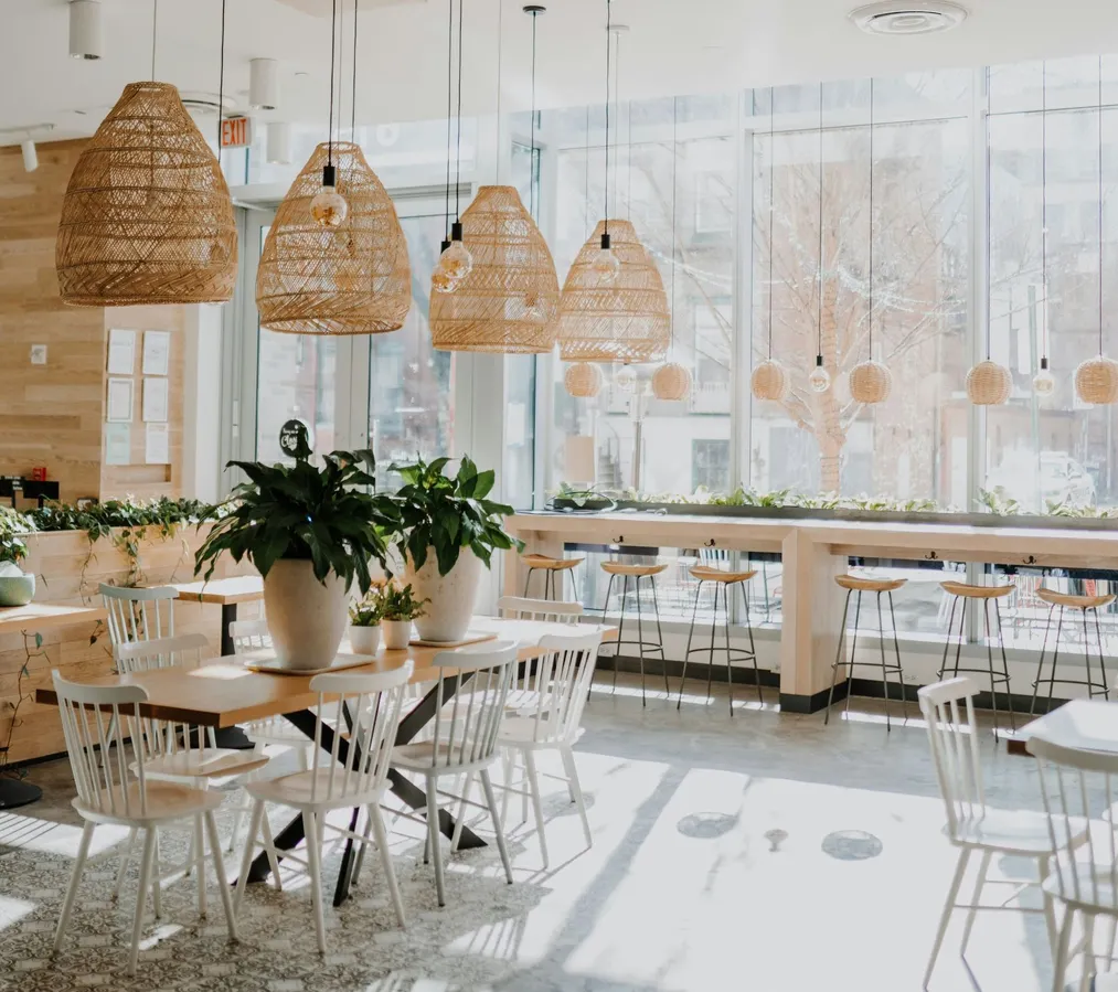 Cozy café interior design concept for a&nbsp;gastronomic venue