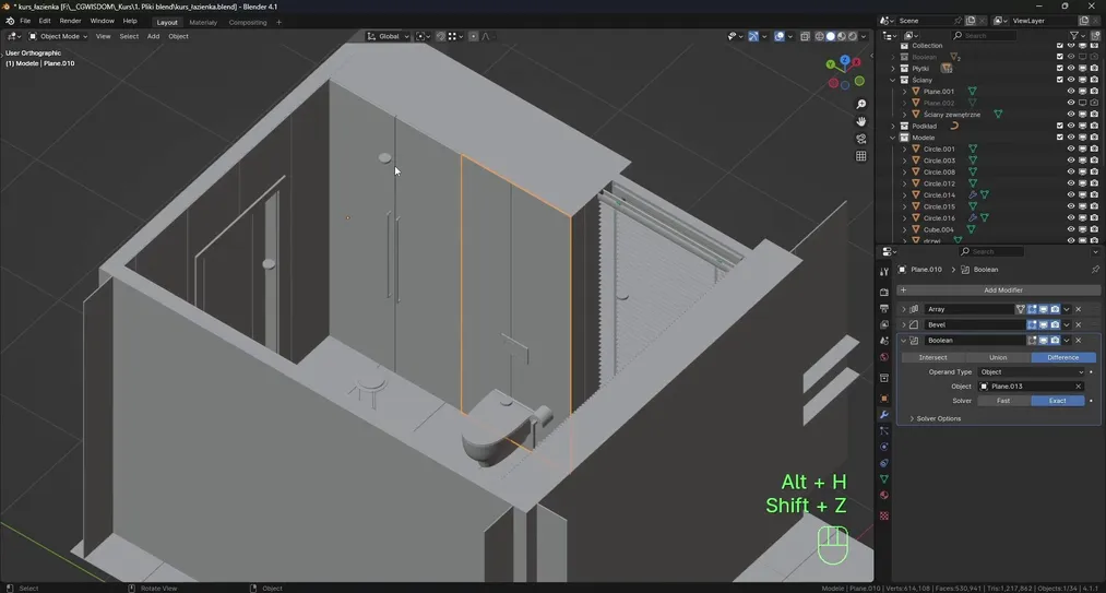 Course - Modeling in Blender