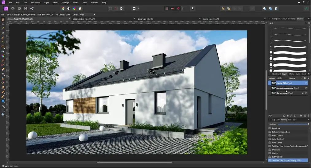 Blender + Cycles Single-Family House Visualization from Scratch - Post-Production
