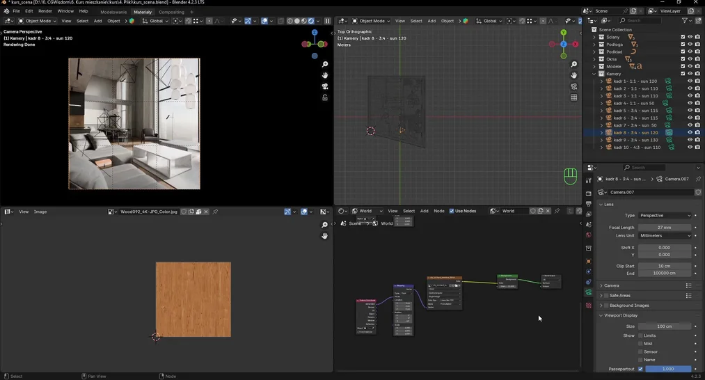 Curso de Blender - Entrenamiento avanzado en visualización de interiores - 23
