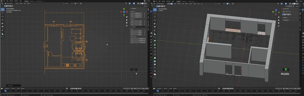 Curso en línea - Blender + Cycles - Visualización de interiores desde cero - 01