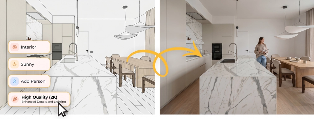 Changing furniture in Raya design