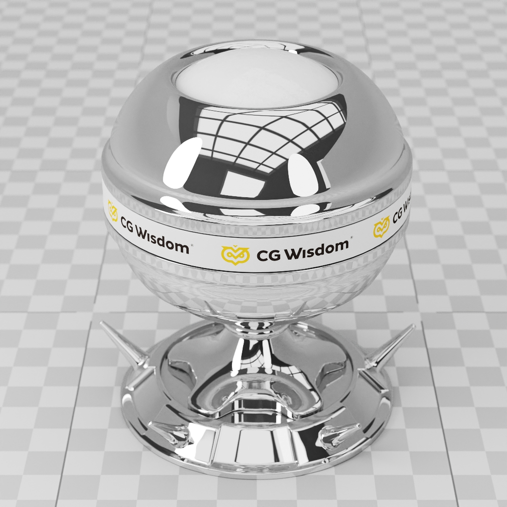 Comparison of IOR 10 and IOR 100 effects in V-Ray for SketchUp