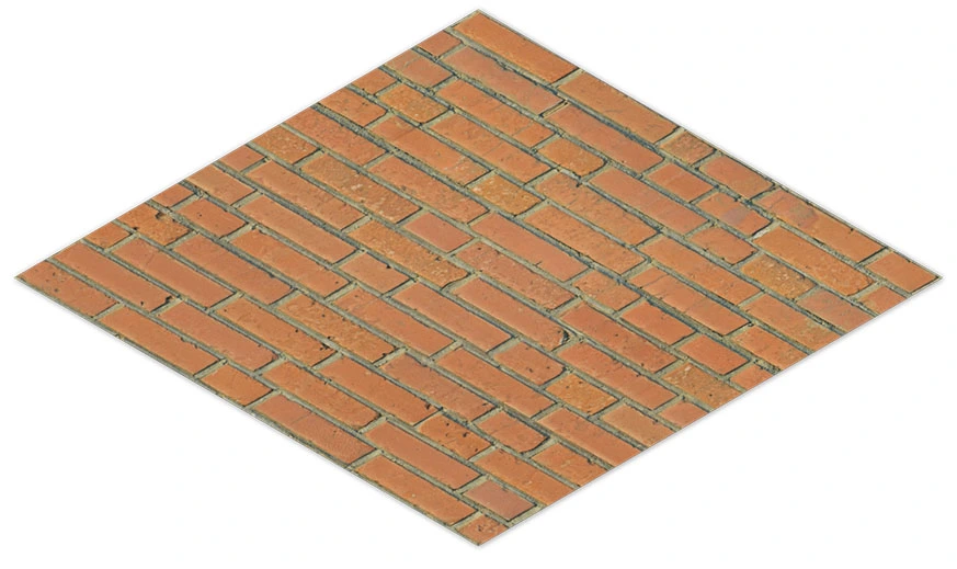 SketchUp - Displacement - brick wall - 03