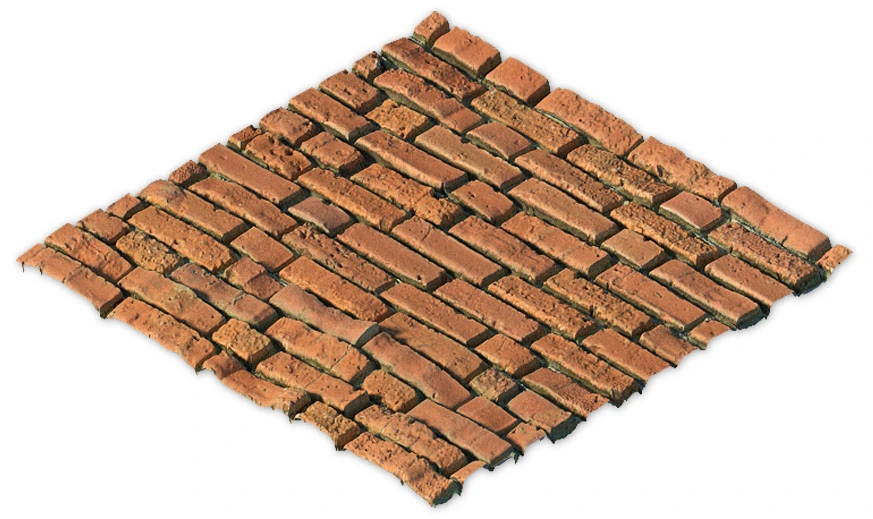 SketchUp - Displacement - brick wall - 07