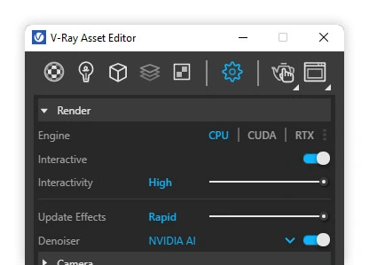 SketchUp - Interactive rendering - Real-time preview in V-Ray - 05