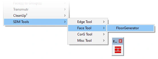 SketchUp – advanced floor as an alternative to Floor Generator