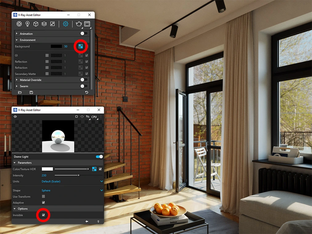 SketchUp - Overexposed windows, what to do? - 04