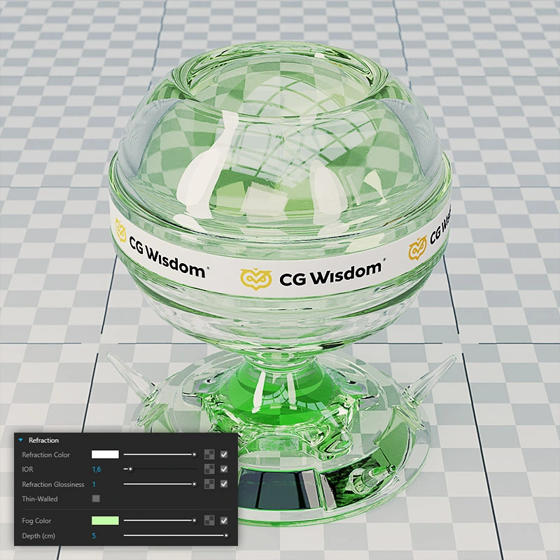 Fog Color – teñido del vidrio en SketchUp V-Ray