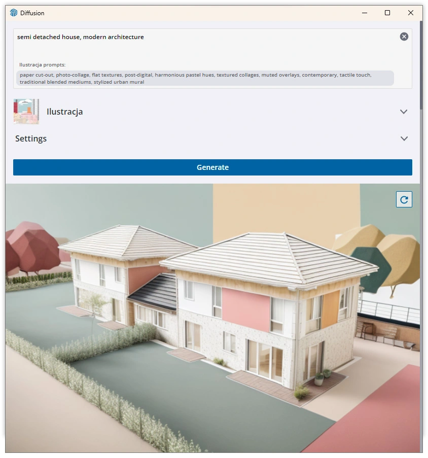 SketchUp Diffusion - inteligencia artificial de SketchUp - 04