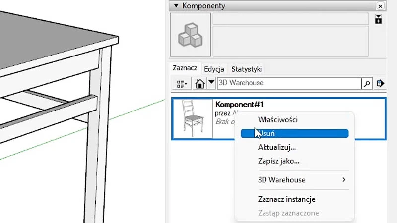 SketchUp - cómo añadir un componente? - 08