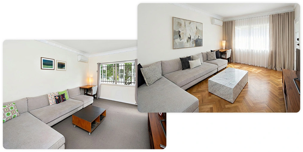 Quick Interior Makeover - Change the Design Style with One Click! AI Homestaging: How to Change the Interior Decor on an Existing Photo with Nano Banana Pro?