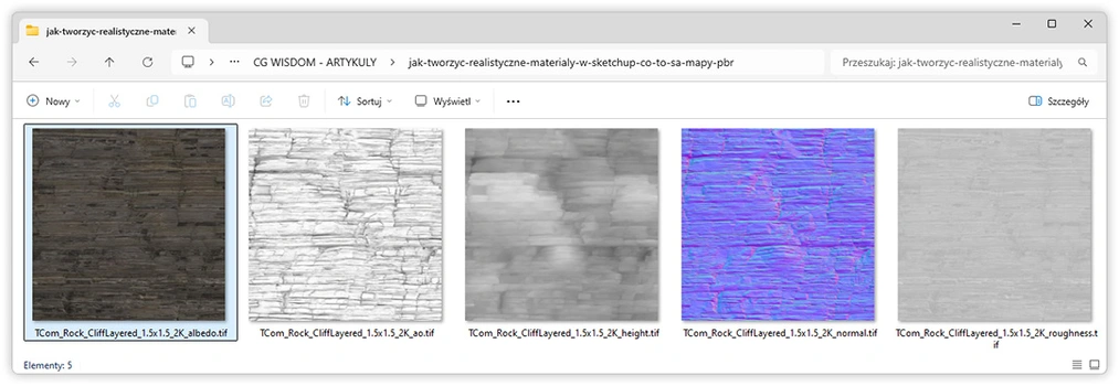 Creating realistic materials in SketchUp - what are PBR maps? - 01