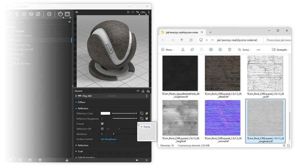 Creating realistic materials in SketchUp - what are PBR maps? - 04