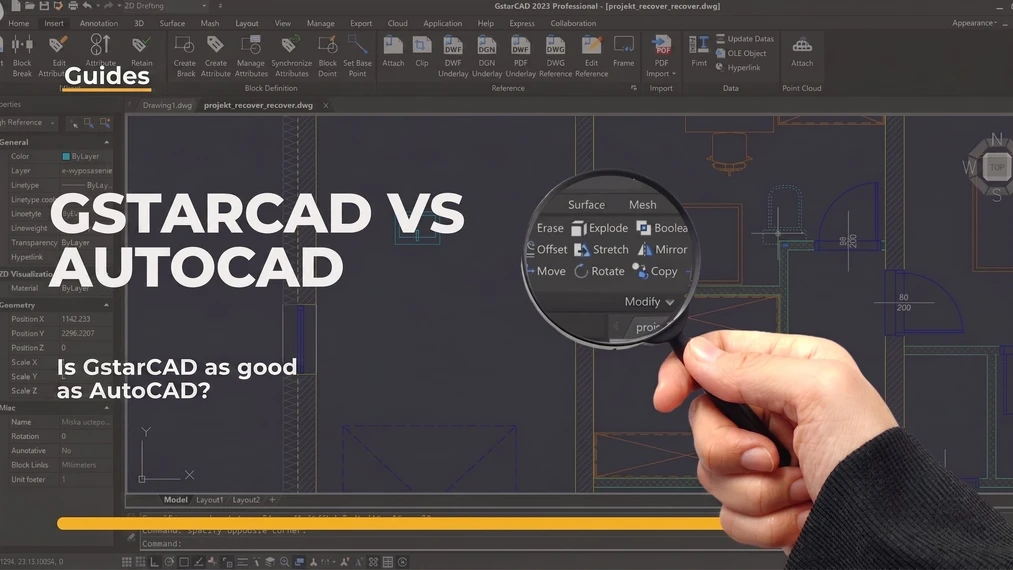 Is GstarCAD as good as AutoCAD? Check out the comparison!