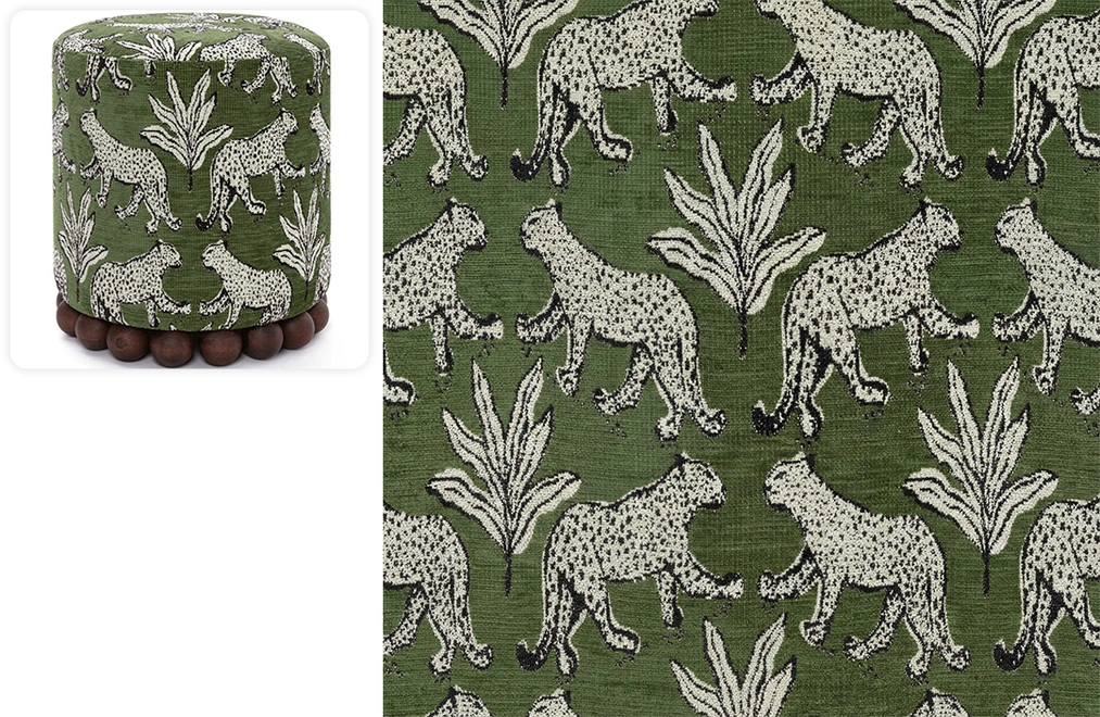 How to turn a texture laid out on an ottoman into a flat Diffuse map? Nano Banana Pro in interior design - the complete guide with ready prompts!- 03