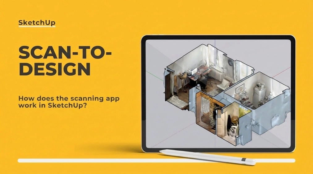 Scan-to-design - how does the scanning application in SketchUp work?