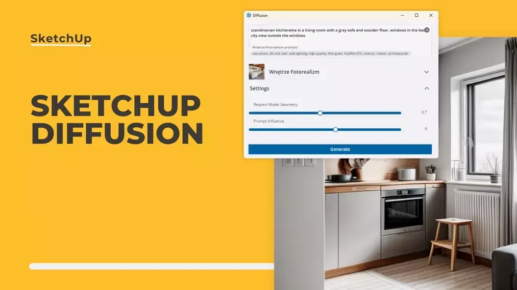 SketchUp Diffusion - artificial intelligence from SketchUp!