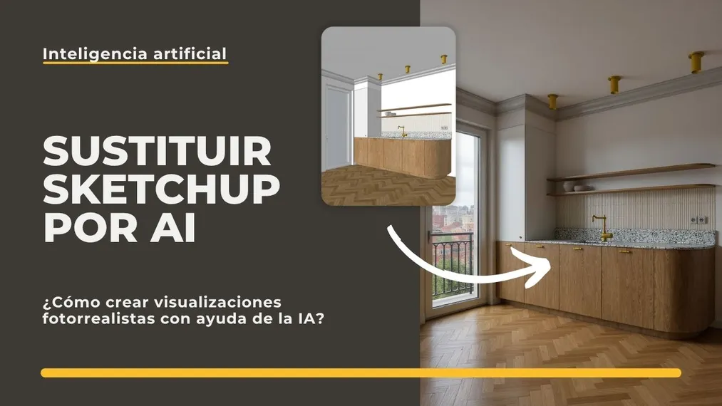 ¿Cómo convertir una vista de SketchUp en una visualización fotorrealista con la ayuda de IA?
