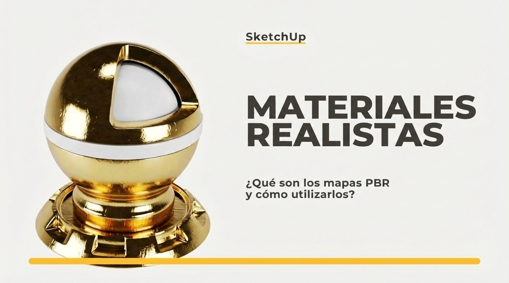 Cómo crear materiales realistas en SketchUp - ¿qué son los mapas PBR?
