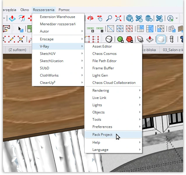 Cómo reparar texturas faltantes en SketchUp - 07