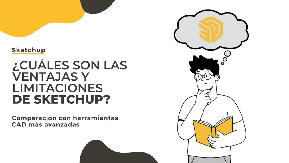 ¿Cuáles son las ventajas y limitaciones de SketchUp en comparación con herramientas CAD más avanzadas?