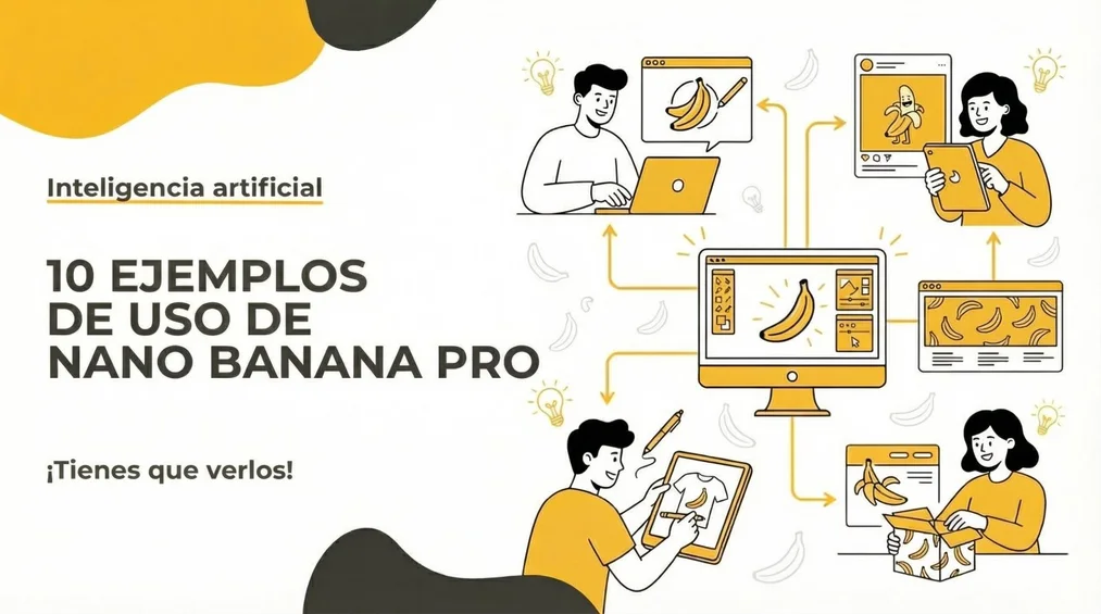 10 ejemplos de uso de Nano Banana Pro en la práctica que debes ver!
