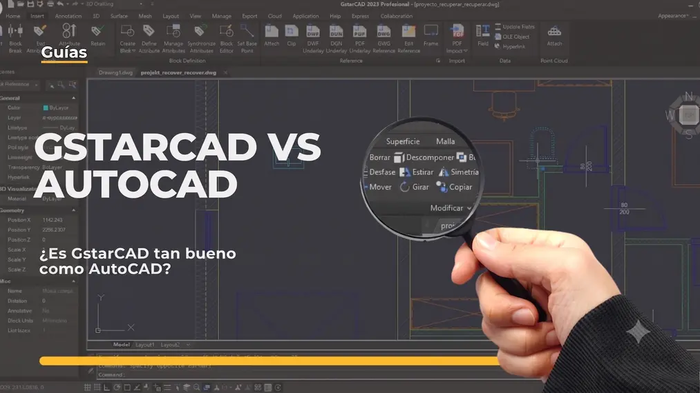 ¿Es GstarCAD tan bueno como AutoCAD? ¡Mira la comparación!