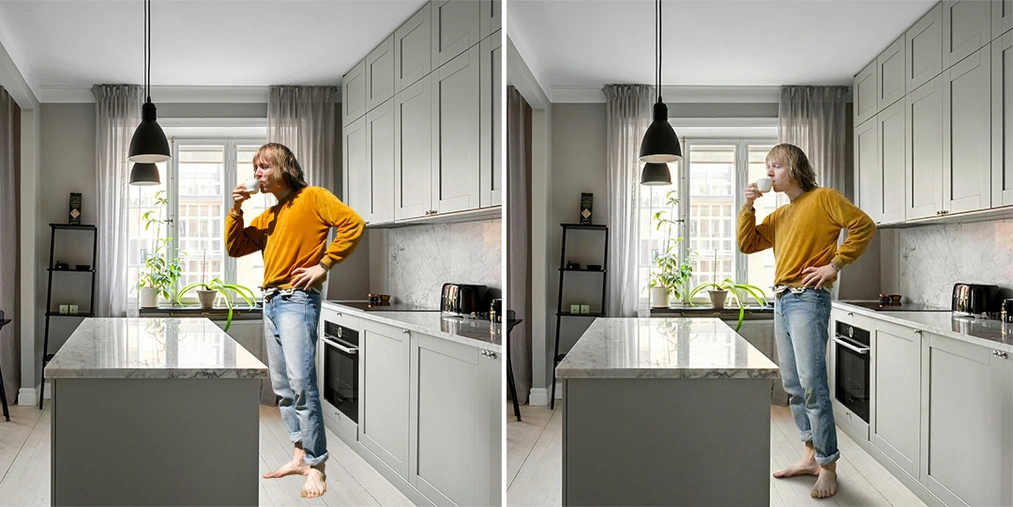 Comparación del método tradicional de insertar figuras humanas con las capacidades de la inteligencia artificial Personas en visualizaciones: cómo añadir figuras realistas en Nano Banana Pro - 01