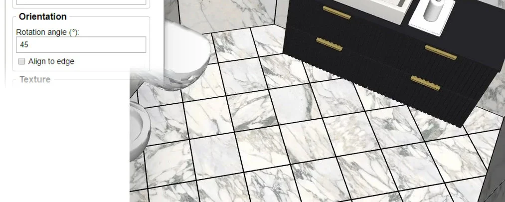 SketchUp Custom Ground Wizard - Gira fácilmente la cuadrícula de azulejos en cualquier ángulo SketchUp Custom Ground Wizard - configuración de orientación y rotación