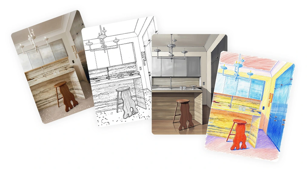 From sketch to photorealism: developing your own style