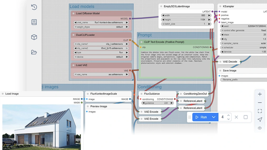 Playground or ComfyUI? Which tool to choose for working with FLUX Kontext?